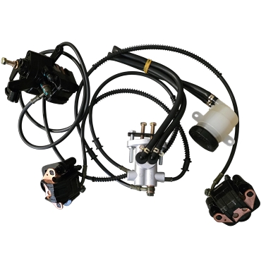 MotoTec Titan 200cc UTV - Rear Brake Assembly